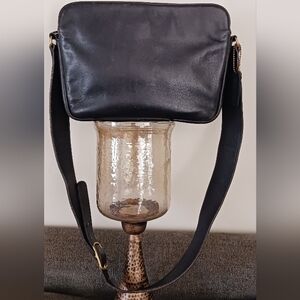 Vintage Coach Promenade Black Leather 4135 Shoulder Crossbody Bag Purse